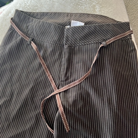 Celine brown striped slacks - Picture 2 of 8